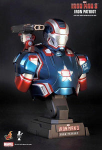 特價 全新現貨Hot toys Iron Man 3 1/4th scale Iron Patriot Bust 胸像 半胸像